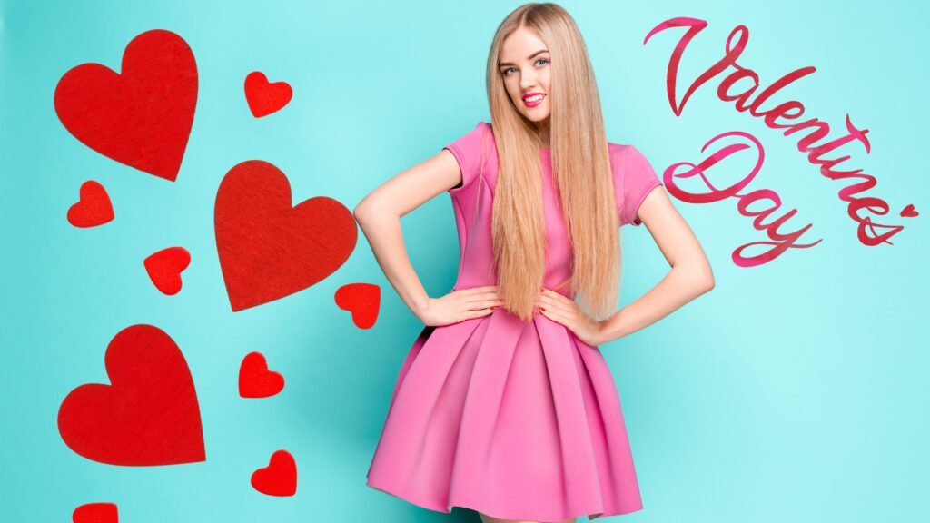 What does wearing pink on Valentine's Day mean?