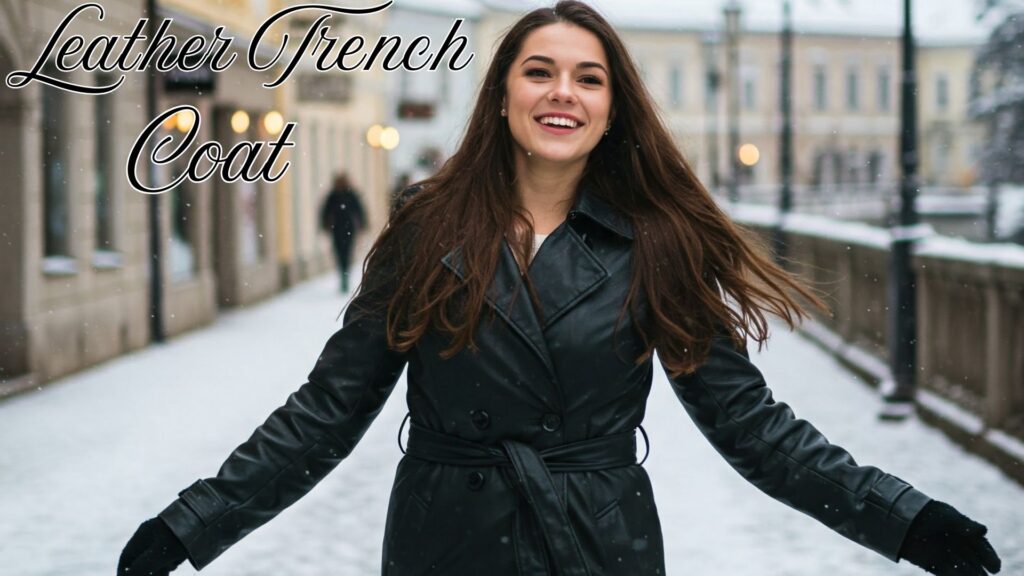 Leather Trench Coat