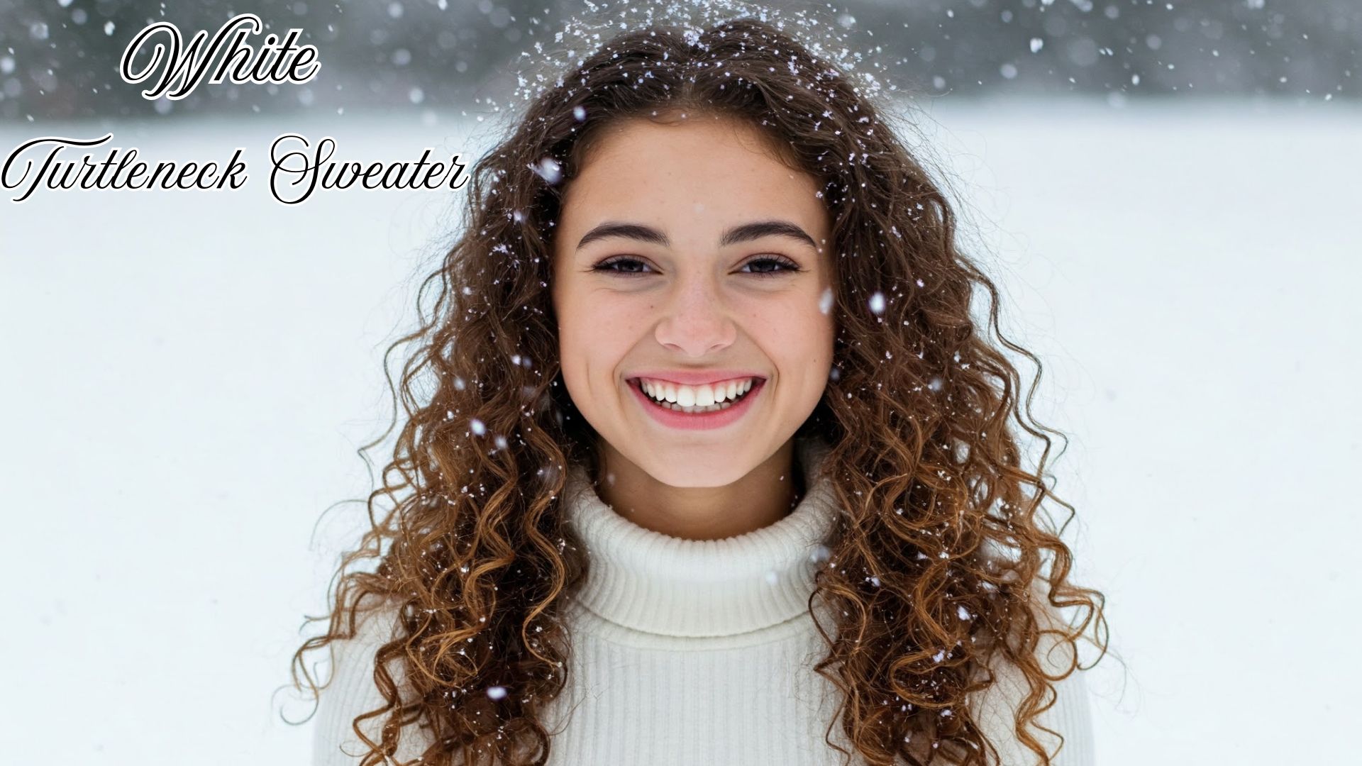 White Turtleneck Sweater