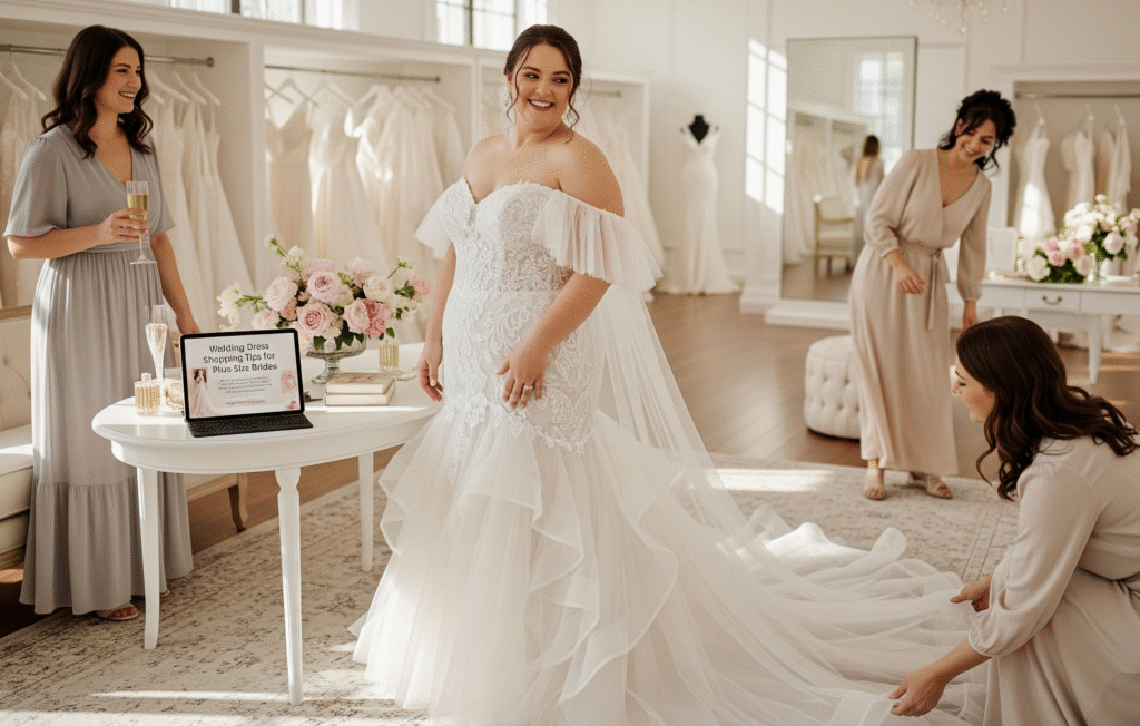 Stunning Wedding Dress Shopping Tips for Plus-Size Brides in 2025