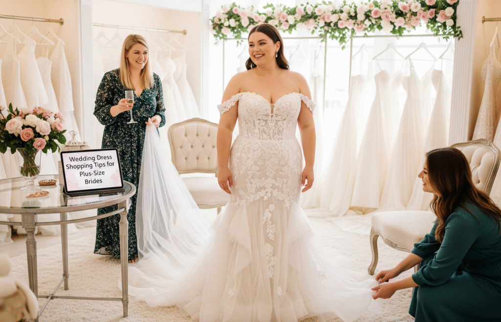 Stunning Wedding Dress Shopping Tips for Plus-Size Brides in 2025
