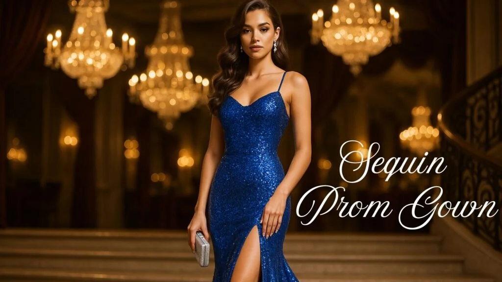 Review Affordable Sequin Prom Gown